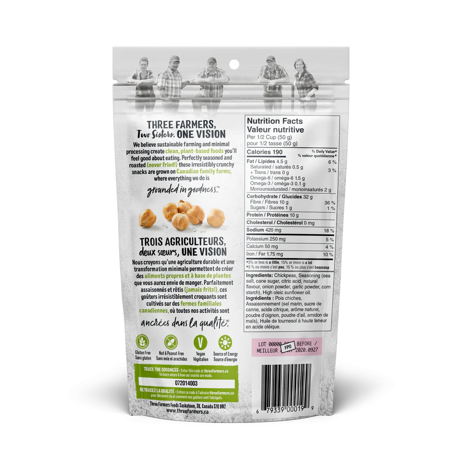 Three Farmers - Sea Salt & Lime Chickpeas