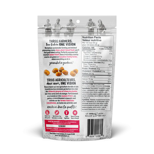 Three Farmers - Roasted Fava Beans - Sweet Chili