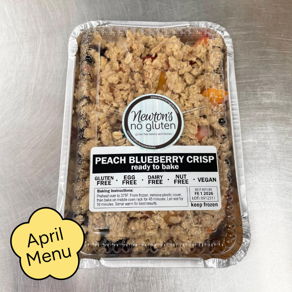 Peach Blueberry Crisp (ready to bake)