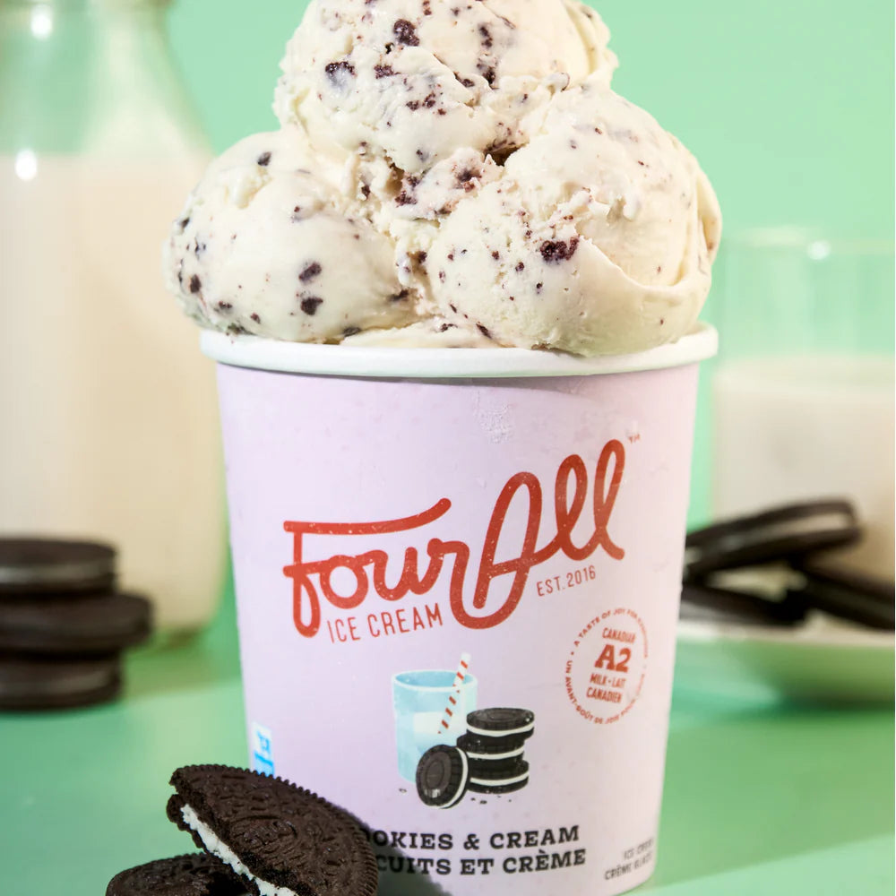 Four All Ice Cream - Cookies & Cream