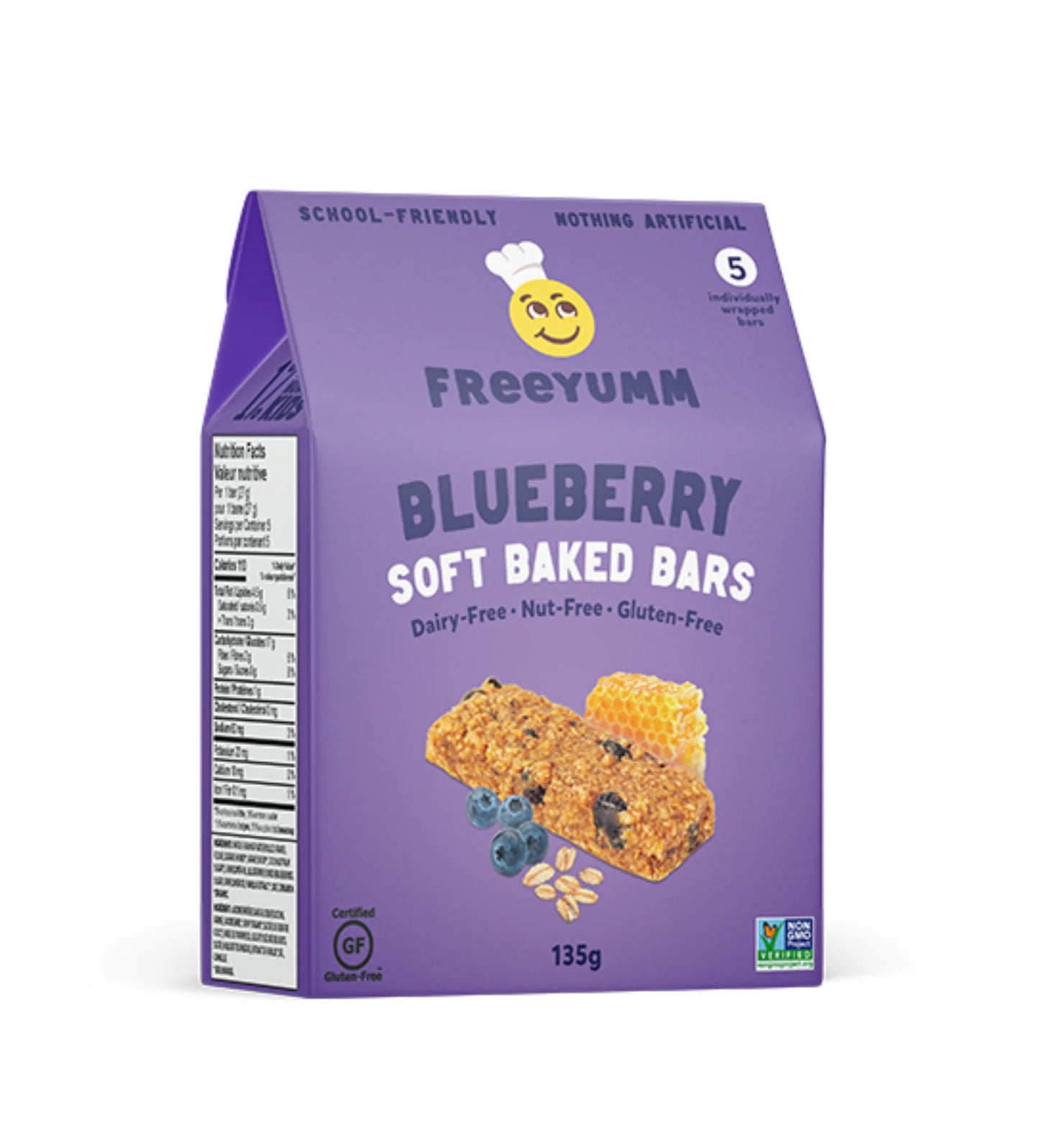 Free Yumm - Blueberry Oat Bars