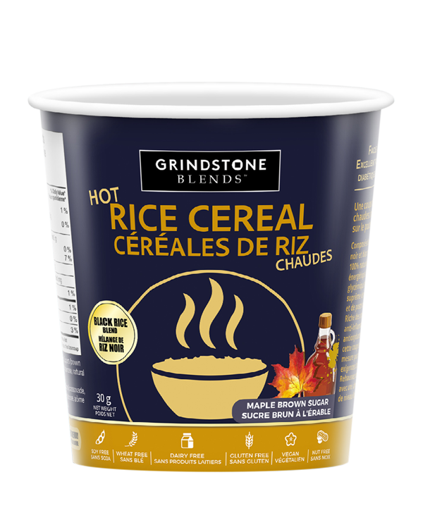 Grindstone Blends - Single Serve Cream of Rice - Maple Brown Sugar