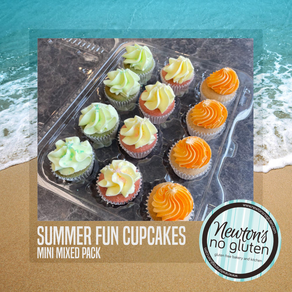 Summer Fun Mixed Pack Mini Cupcakes (12)