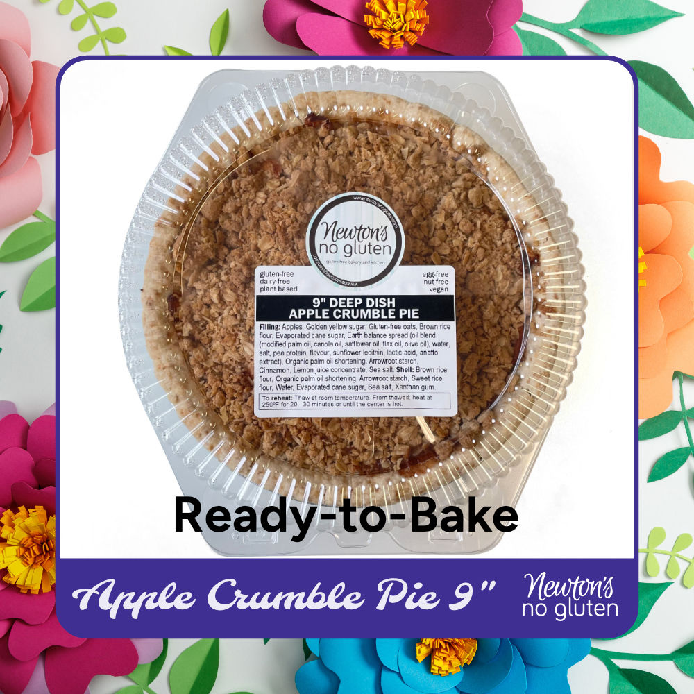 Apple Crumble Pie 9" (ready to bake)