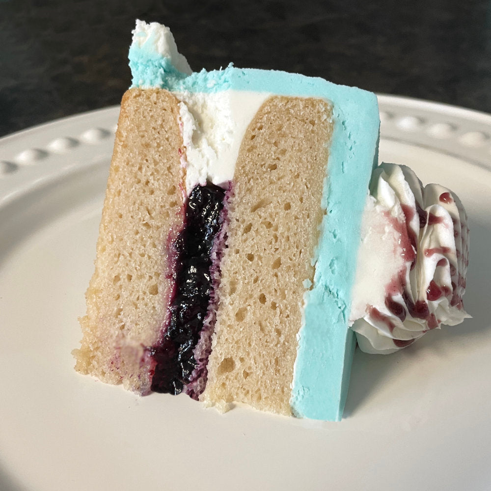 Blueberries & Cream Cake