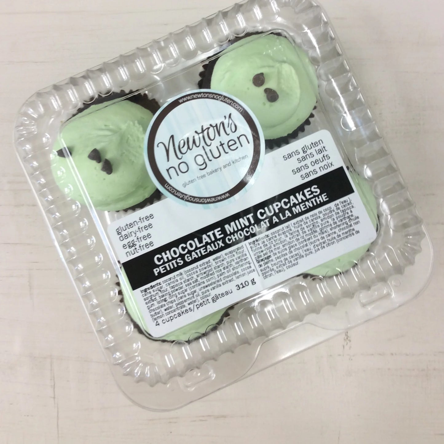 Chocolate Mint Cupcakes(4)