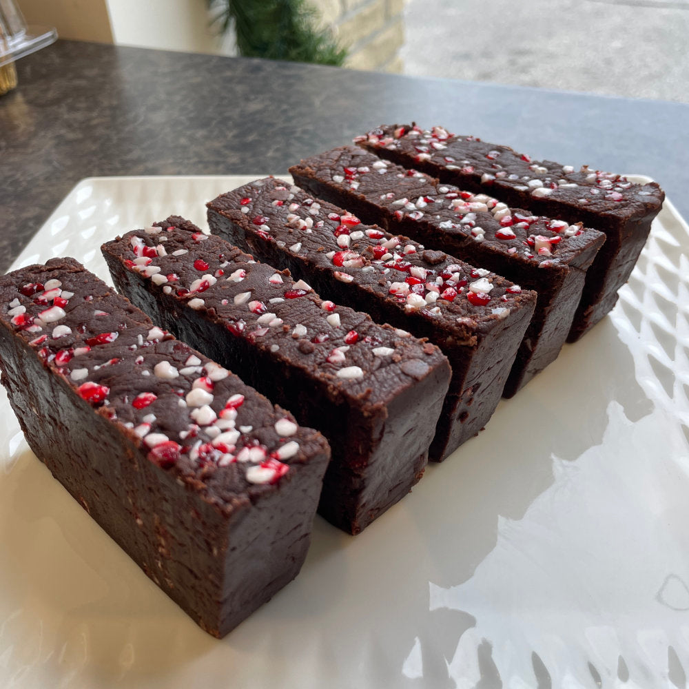 Chocolate Candy Cane Fudge