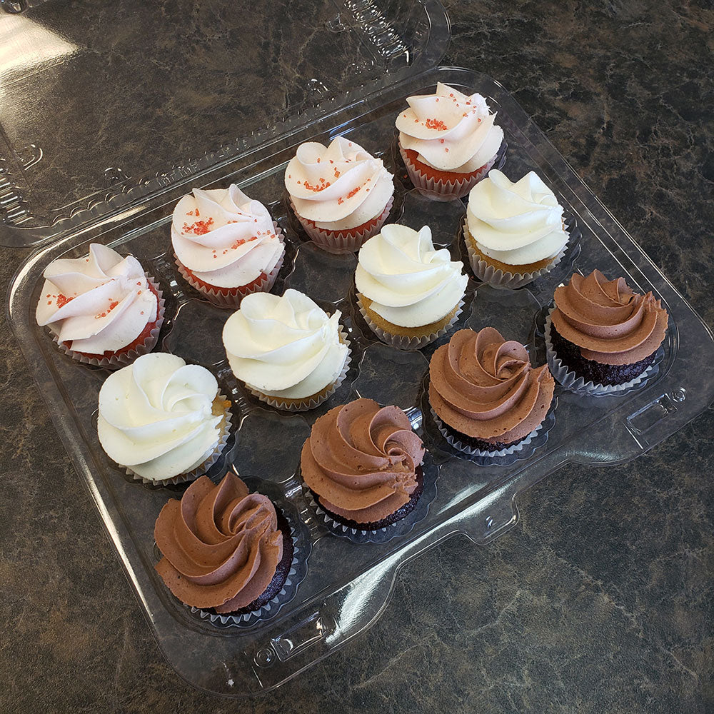Neapolitan Mixed Pack Mini Cupcakes (12)
