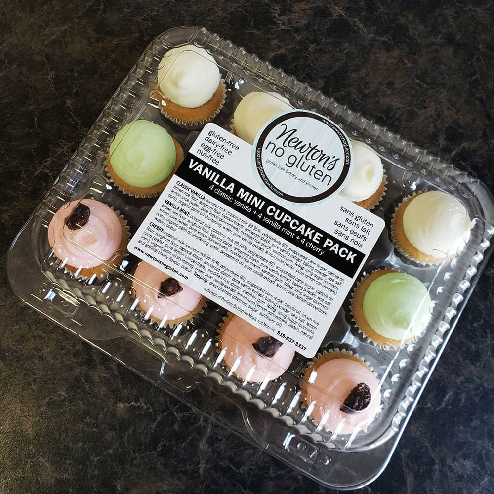 Vanilla Mixed Pack Mini Cupcakes (12)