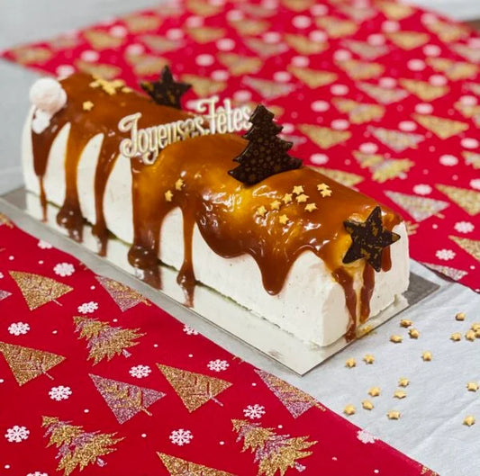 L'artisan - Vanilla Caramel Yule Log (serves 8 - 10)