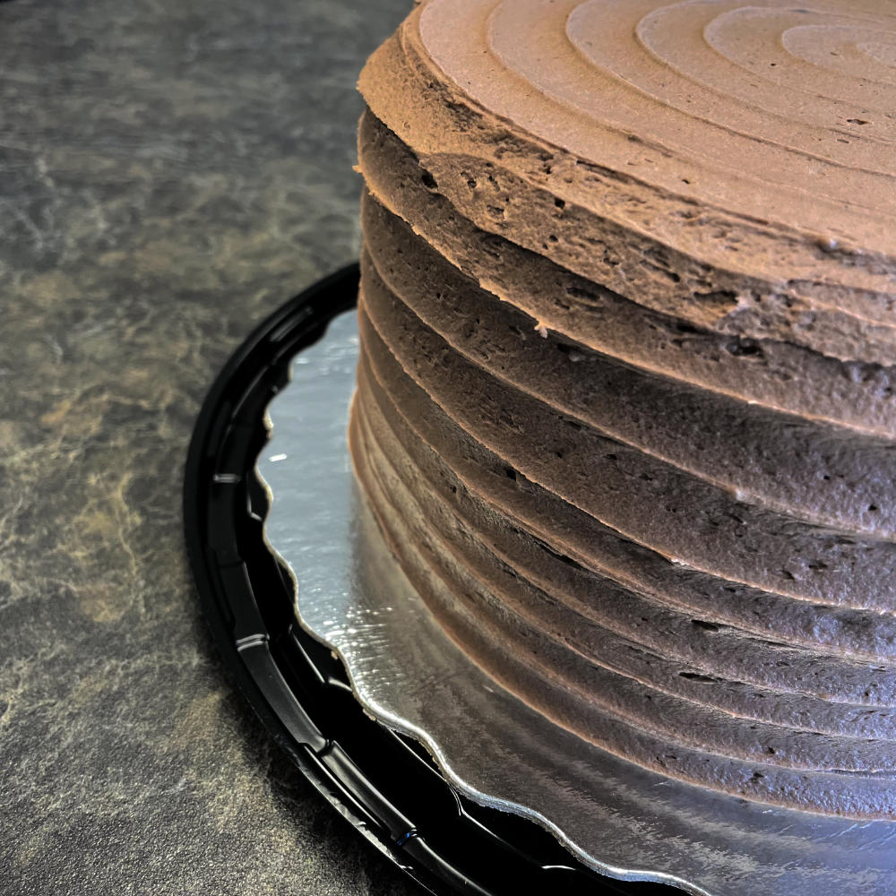 Cakes - Chocolate Cake with Chocolate Swirl Icing
