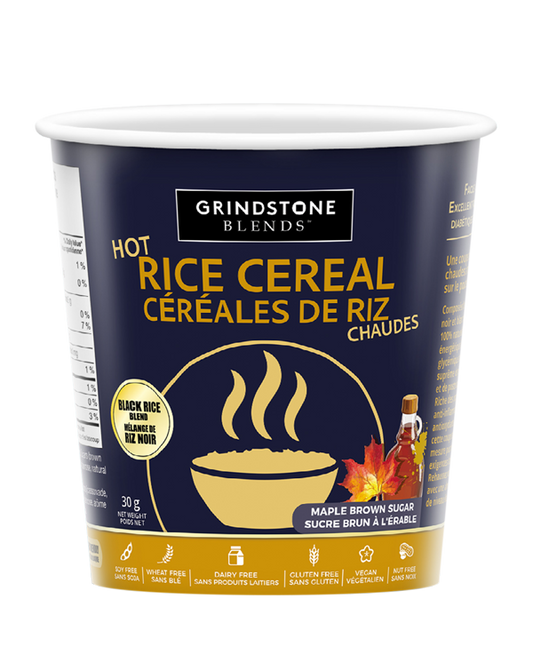 Grindstone Blends - Single Serve Cream of Rice - Maple Brown Sugar