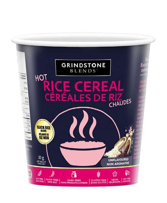 Grindstone Blends - Single Serve Cream of Rice - Unflavoured Blended