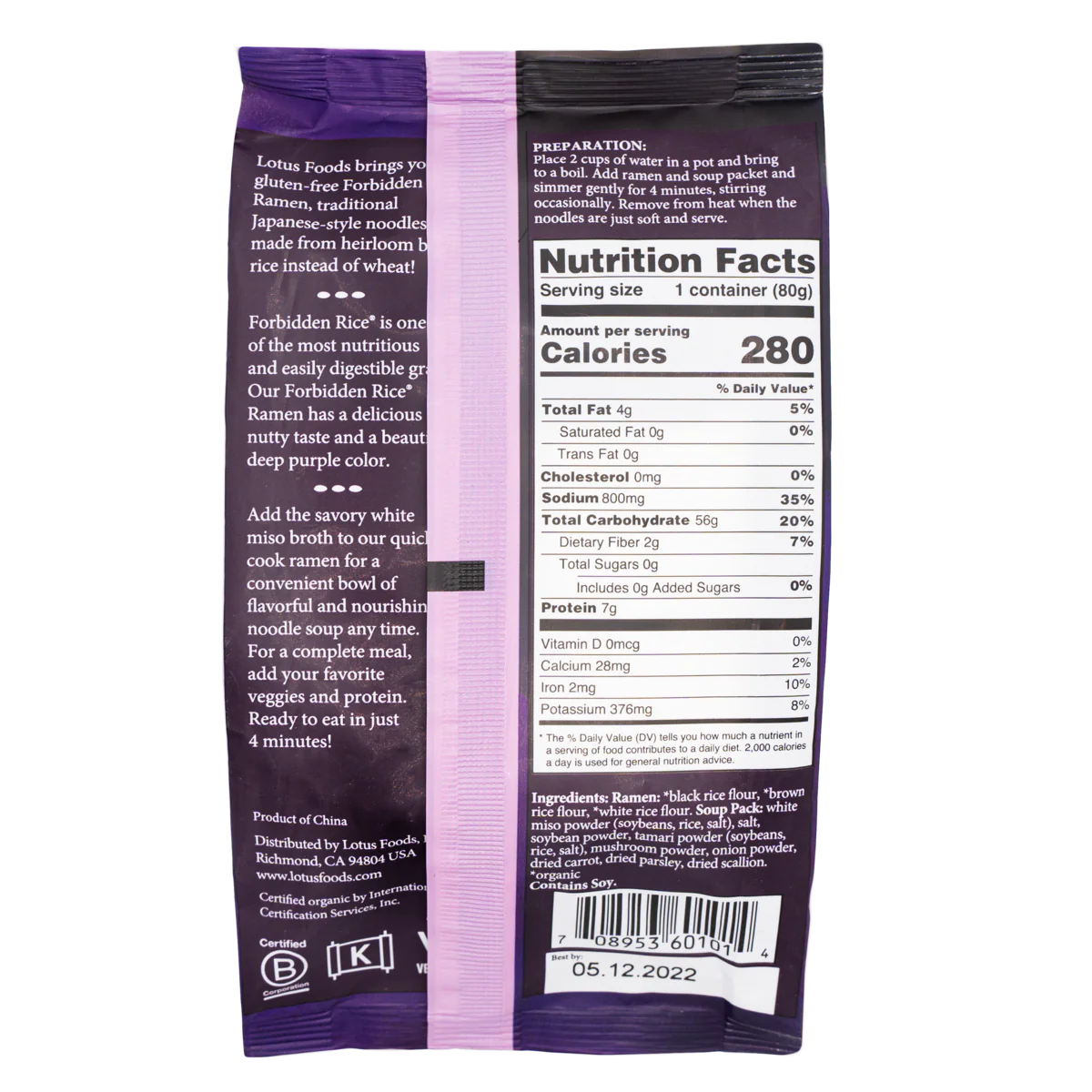 Lotus Foods - Ramen, White Miso Soup