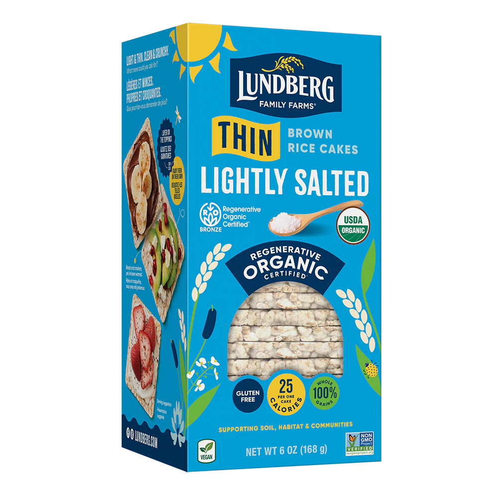 Lundberg - Thin Brown Rice Cakes - Sea Salt