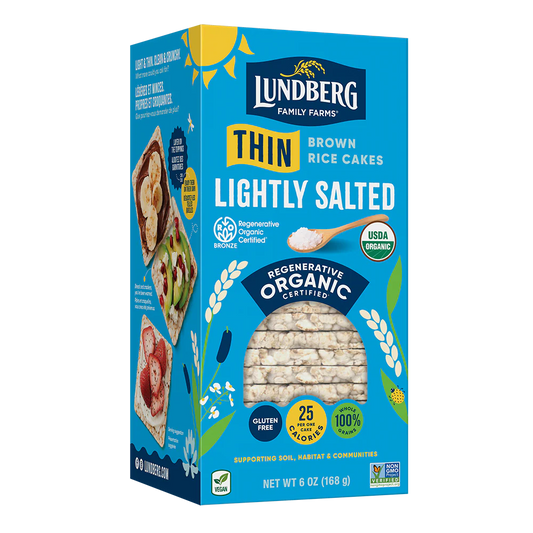 Lundberg - Thin Brown Rice Cakes - Sea Salt