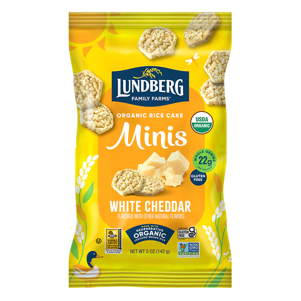 Lundberg - Rice Cake, White Cheddar - Organic