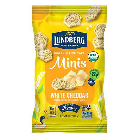 Lundberg - Rice Cake, White Cheddar - Organic