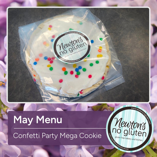 Confetti Party Mega Cookie