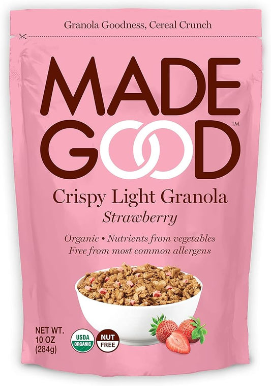 Made Good - Crispy Light Granola - Strawberry