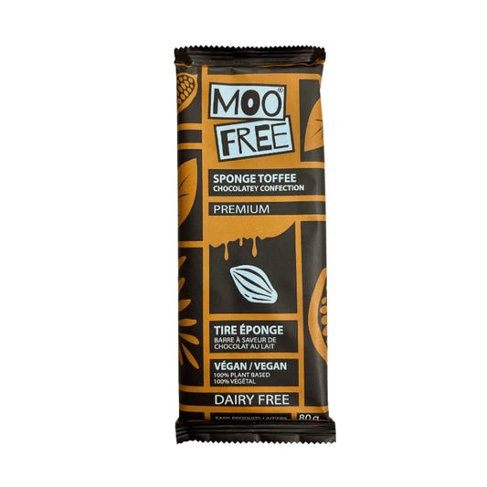 Moo Free - Sponge Toffee Milk Chocolate Bar
