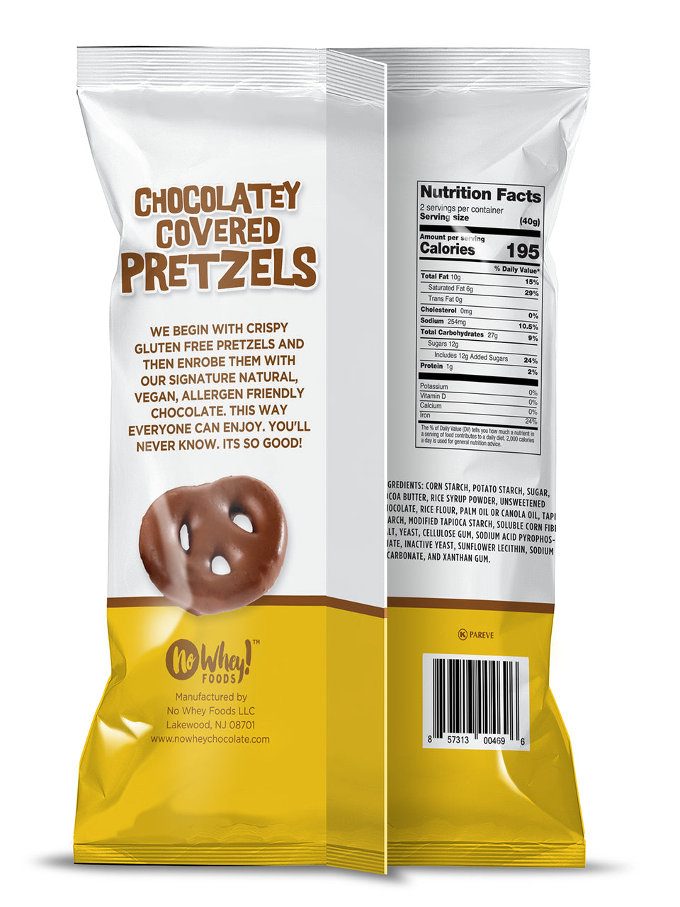 No Whey - Chocolatey Pretzels