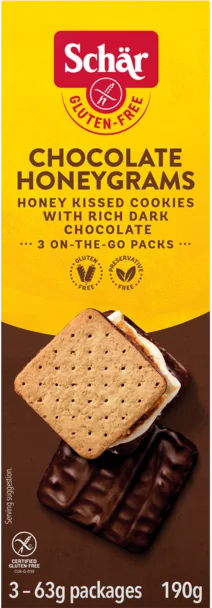 Schar Dark Chocolate Honey Graham
