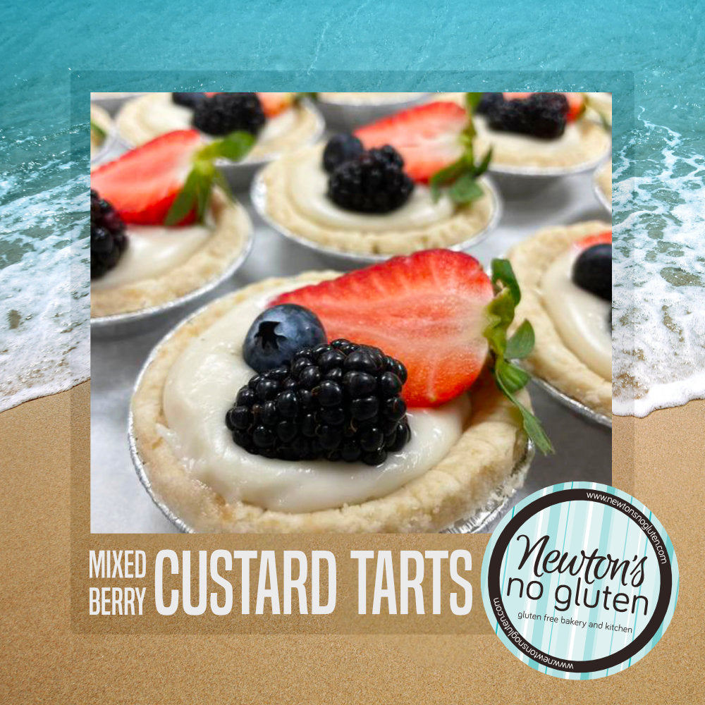 Mixed Berry Custard Tarts