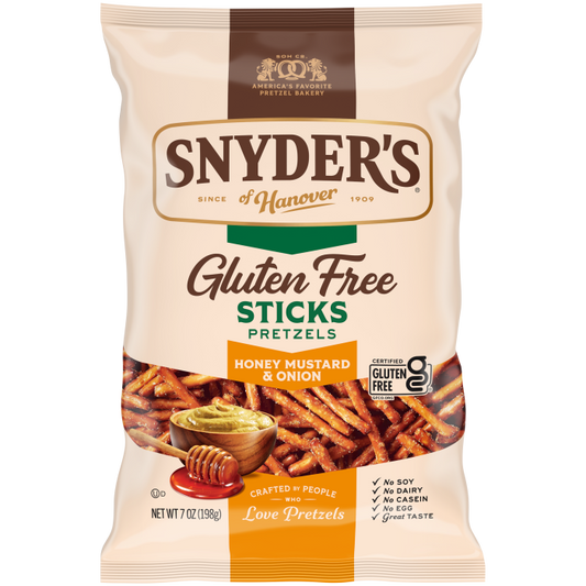 Snyder's Pretzel Sticks - Honey Mustard & Onion