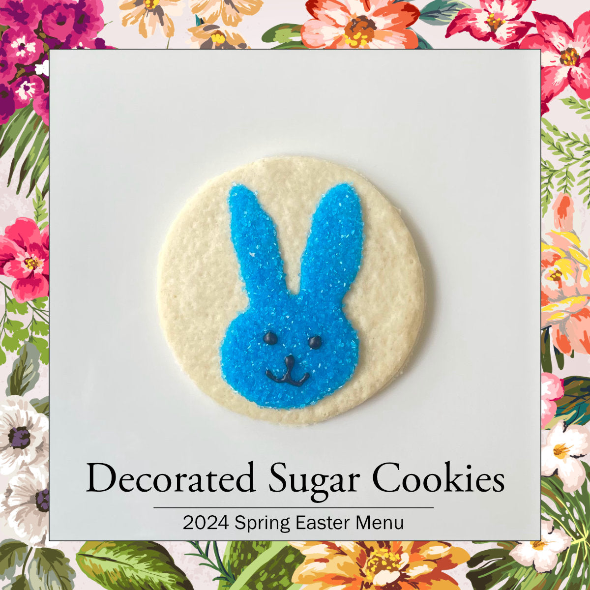 Single Spring Easter Sugar Cookie
