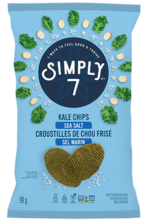 Simply 7 Snacks - Kale Chips with Sea Salt