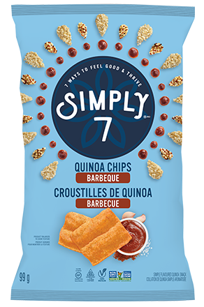 Simply 7 Snacks - Quinoa Chips - Barbeque