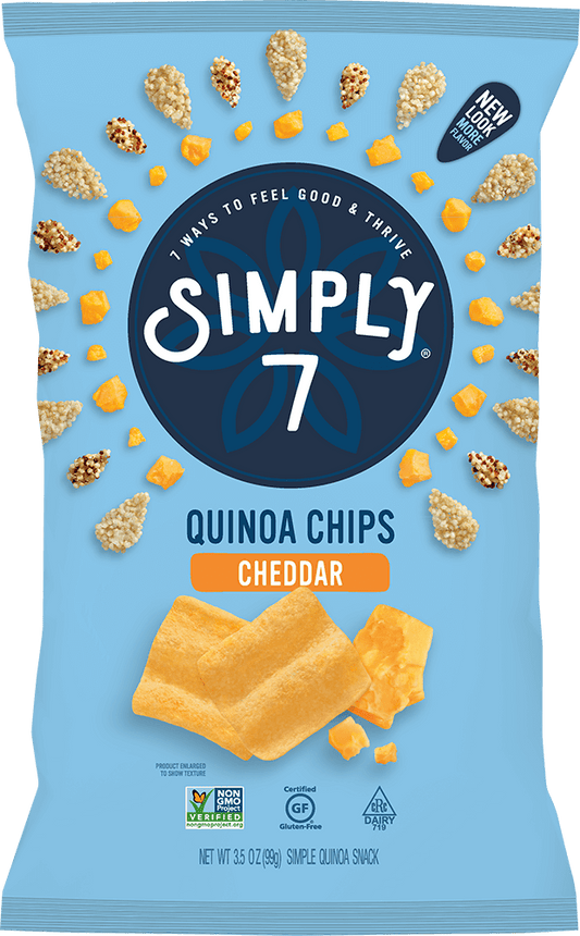 Simply 7 Snacks - Quinoa Chips - Cheddar