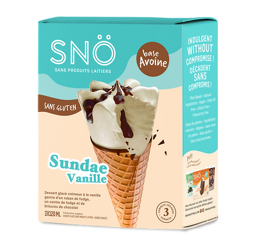 Sno Vanilla Sundae Cone