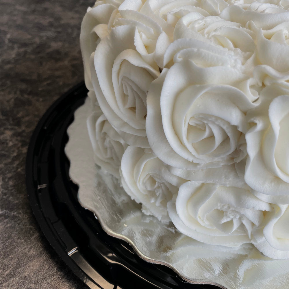 Cakes - Vanilla Cake with Vanilla Rose Icing