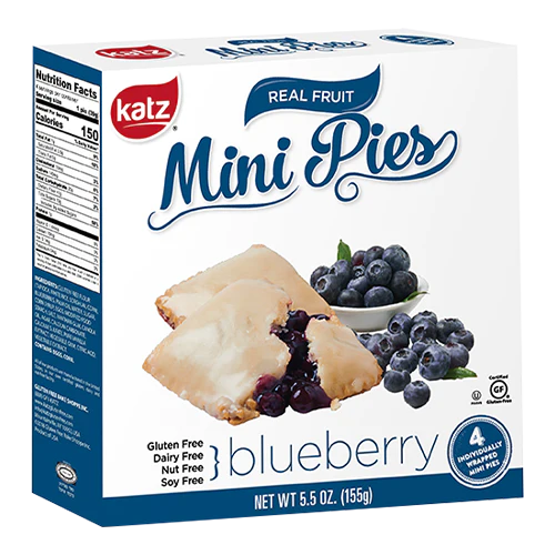 Katz, Mini Pies, Blueberry