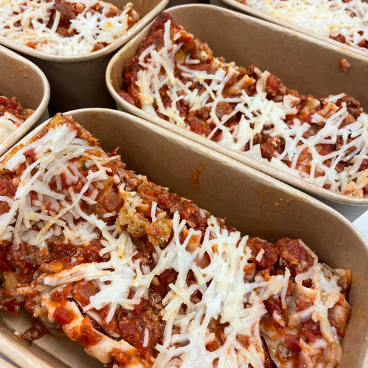 Dairy-Free Meat Lasagna Slice