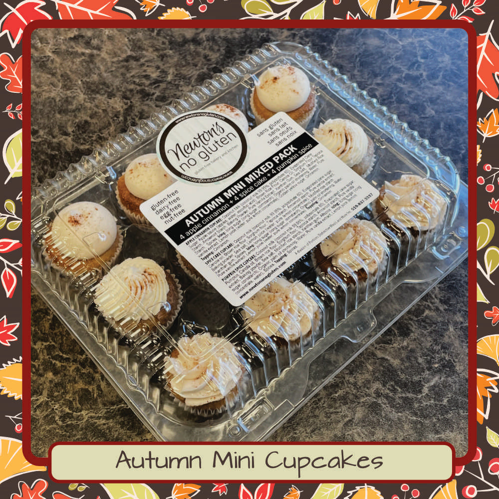 Mini Cupcakes - Autumn Mixed Pack (12)