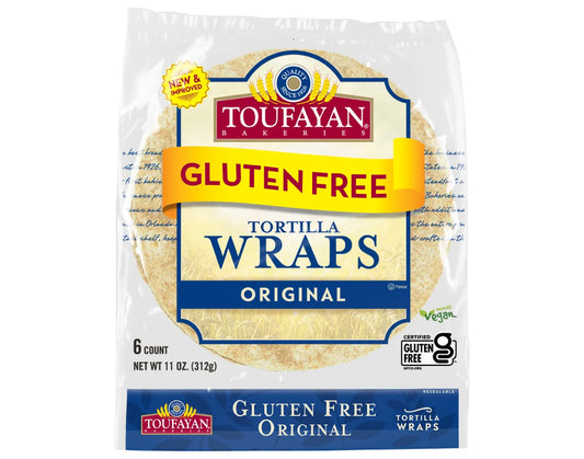 Toufayan Gluten Free Tortilla Wraps, Original