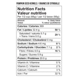Nutritional information for Newtons No Gluten pumpkin seed kernels